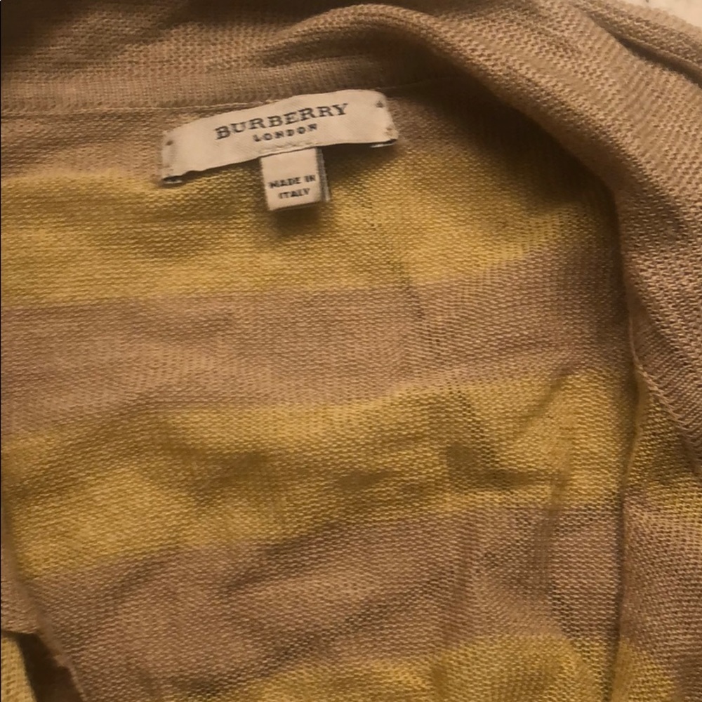 Burberry shirt short sleeves with logo small used
